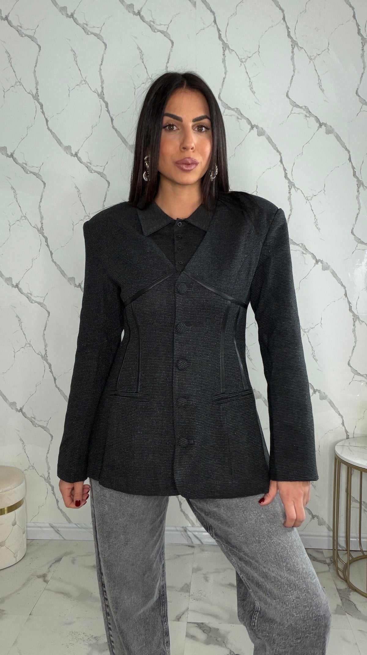 Blazer bustier