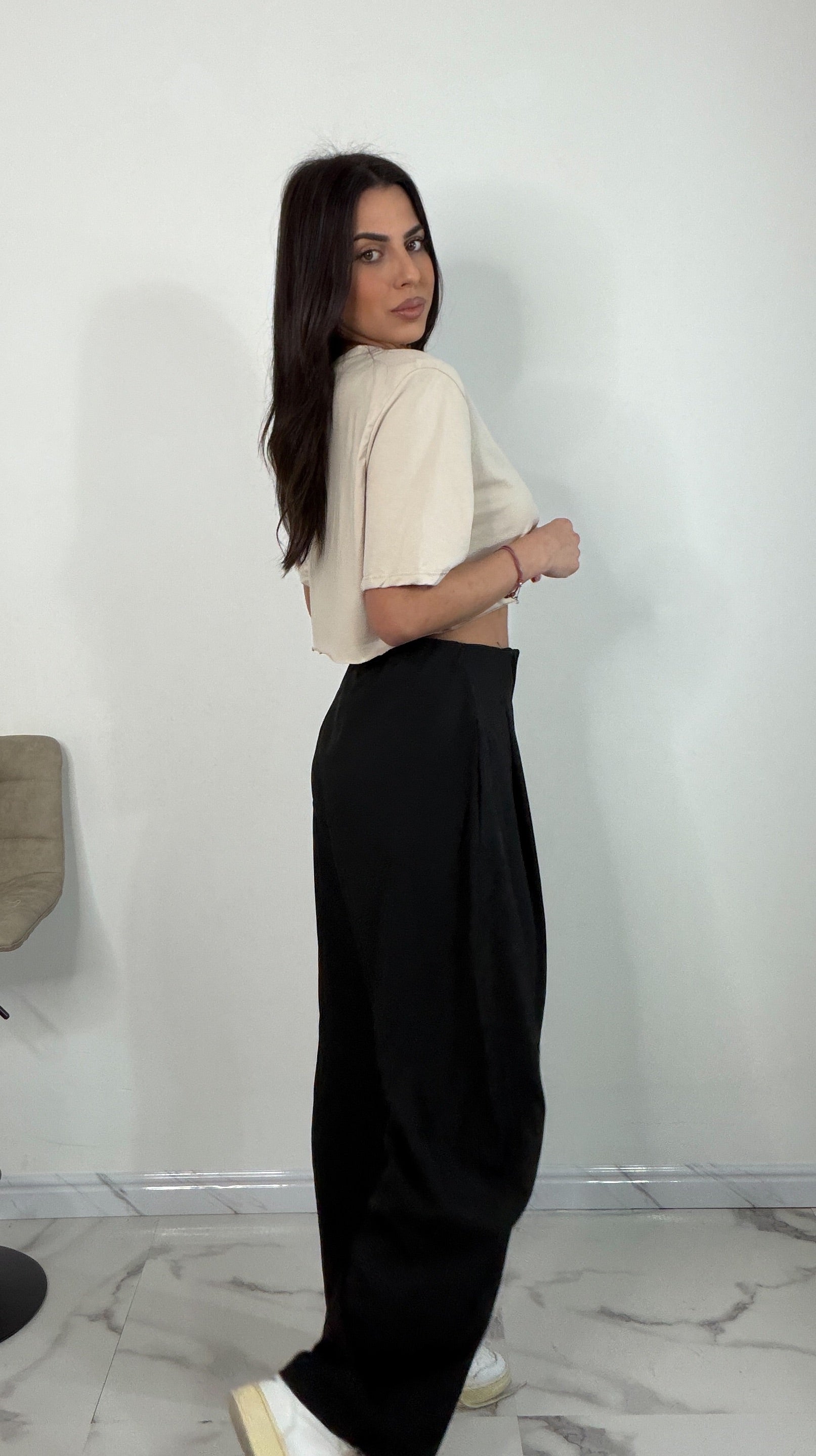 Pantaloni vita alta Anita
