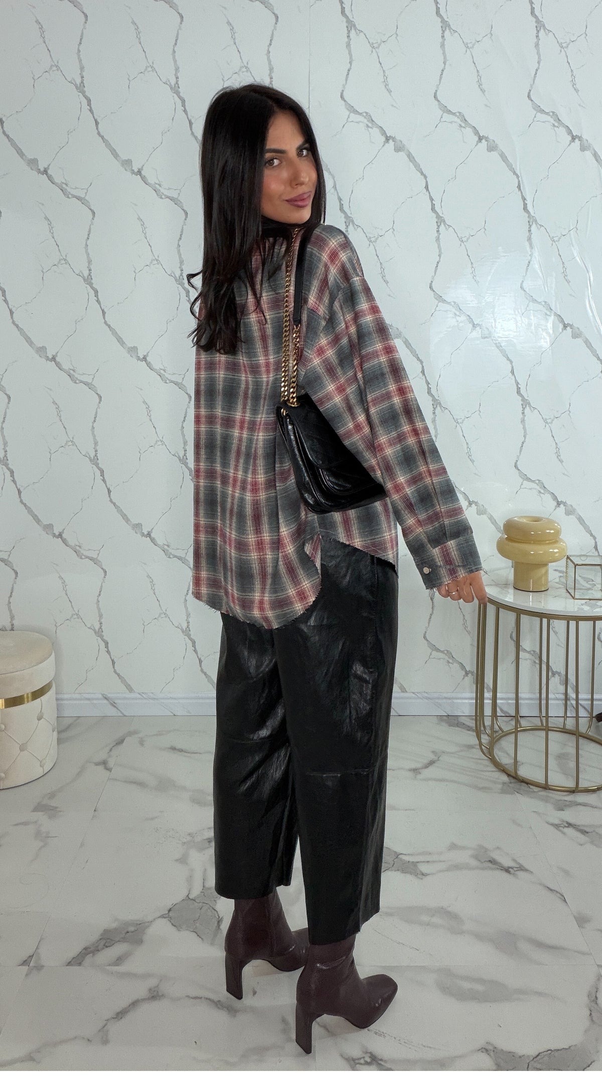 Camicia a quadri by Just West - ROSA