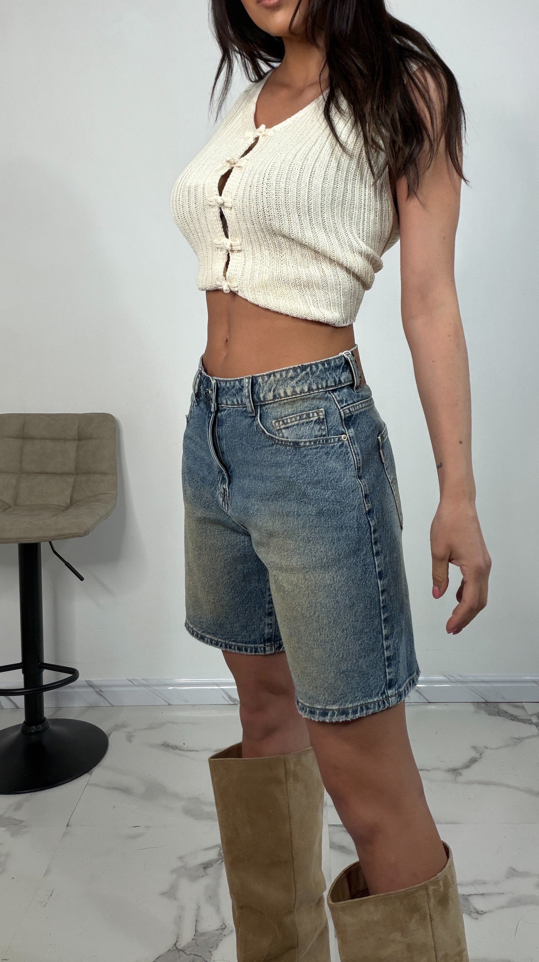 Bermuda in denim