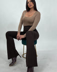 Pantaloni zampa Magda