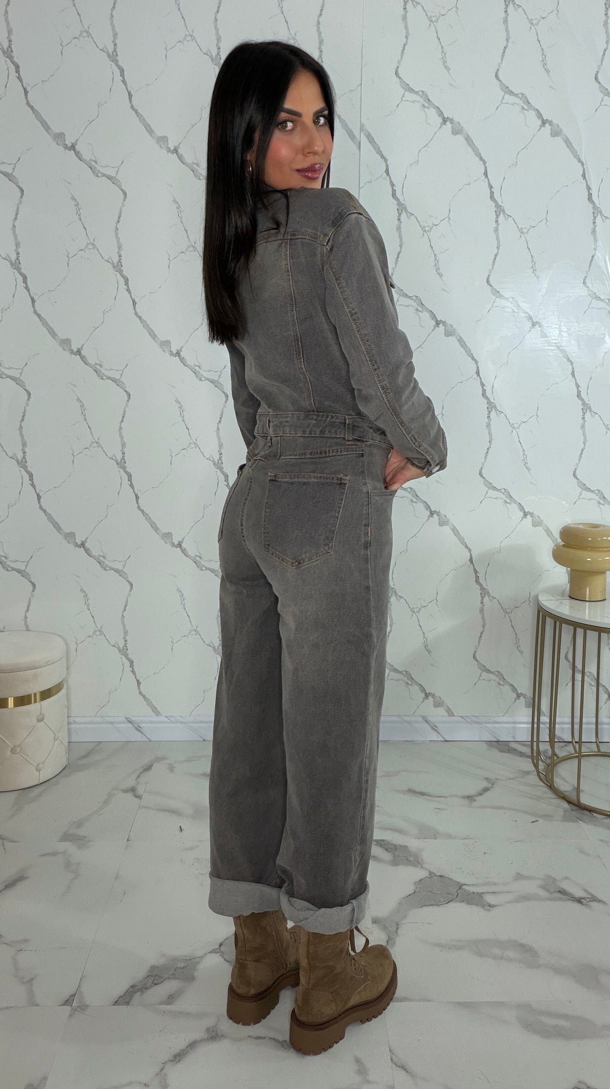 Tuta intera in denim - 2603