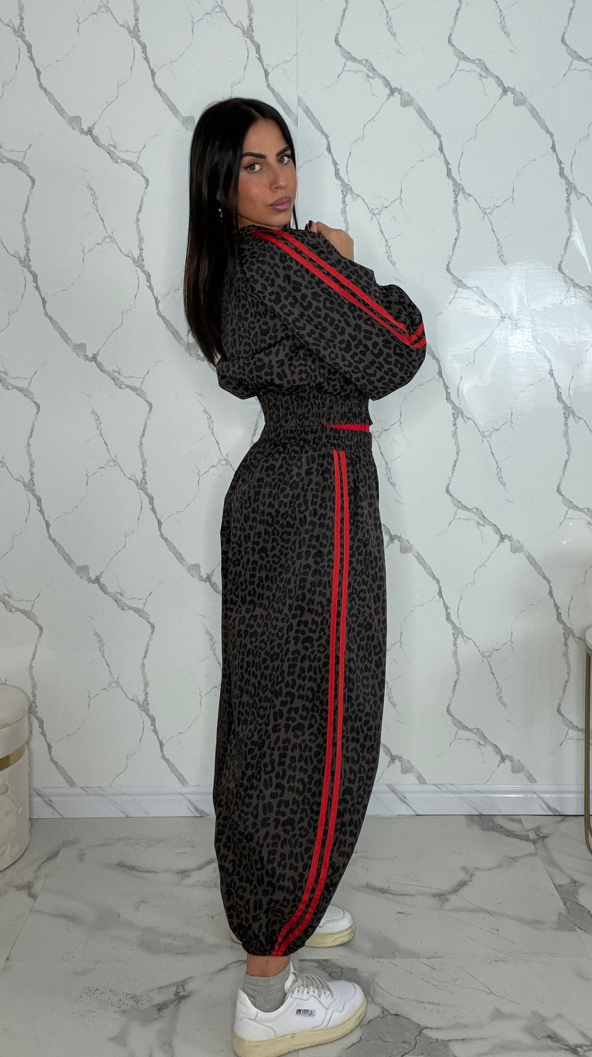 Tuta animalier banda laterale - (26301/26225)