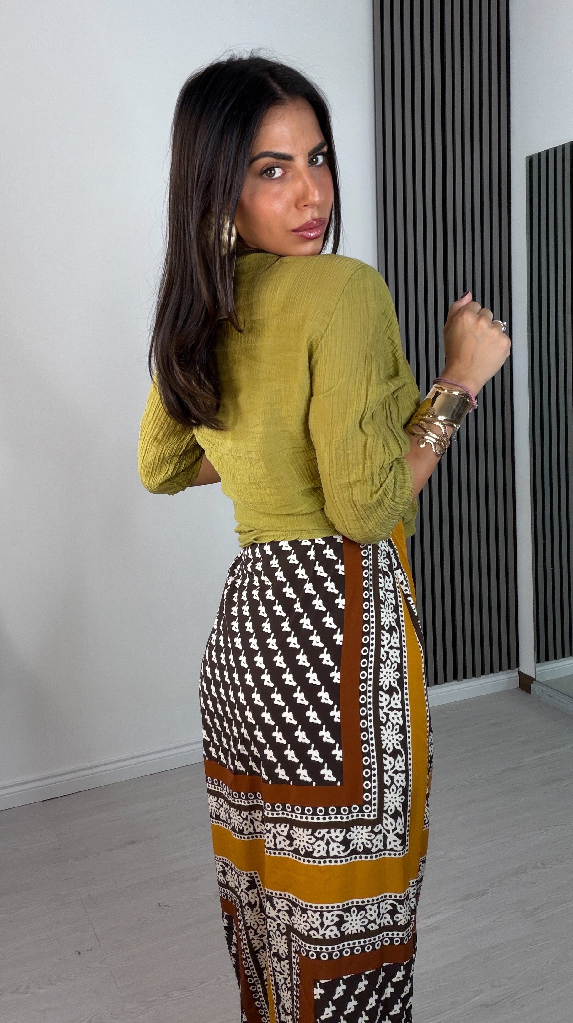 Camicia 26308 Pistacchio