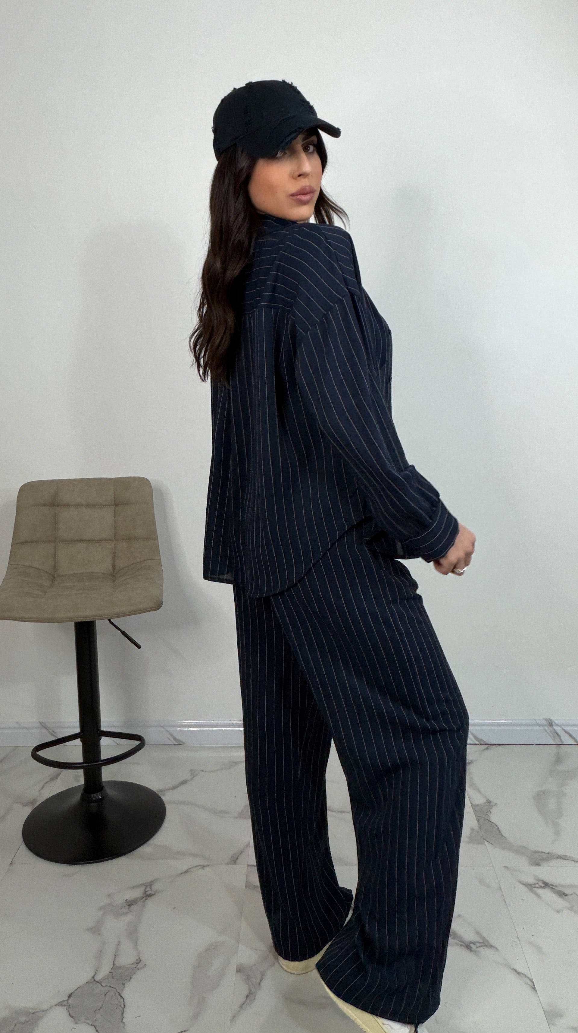 Coordinato gessato Easy