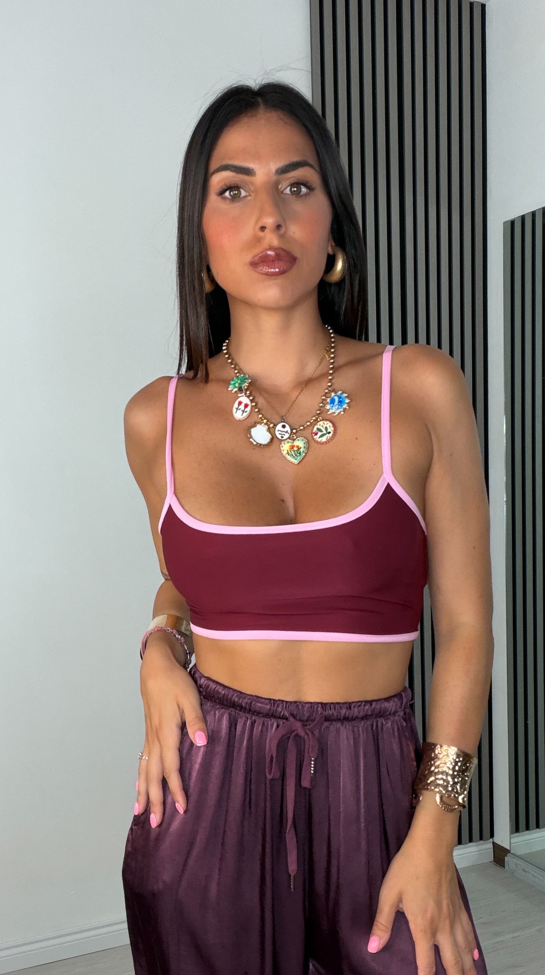 Crop top Bicolor