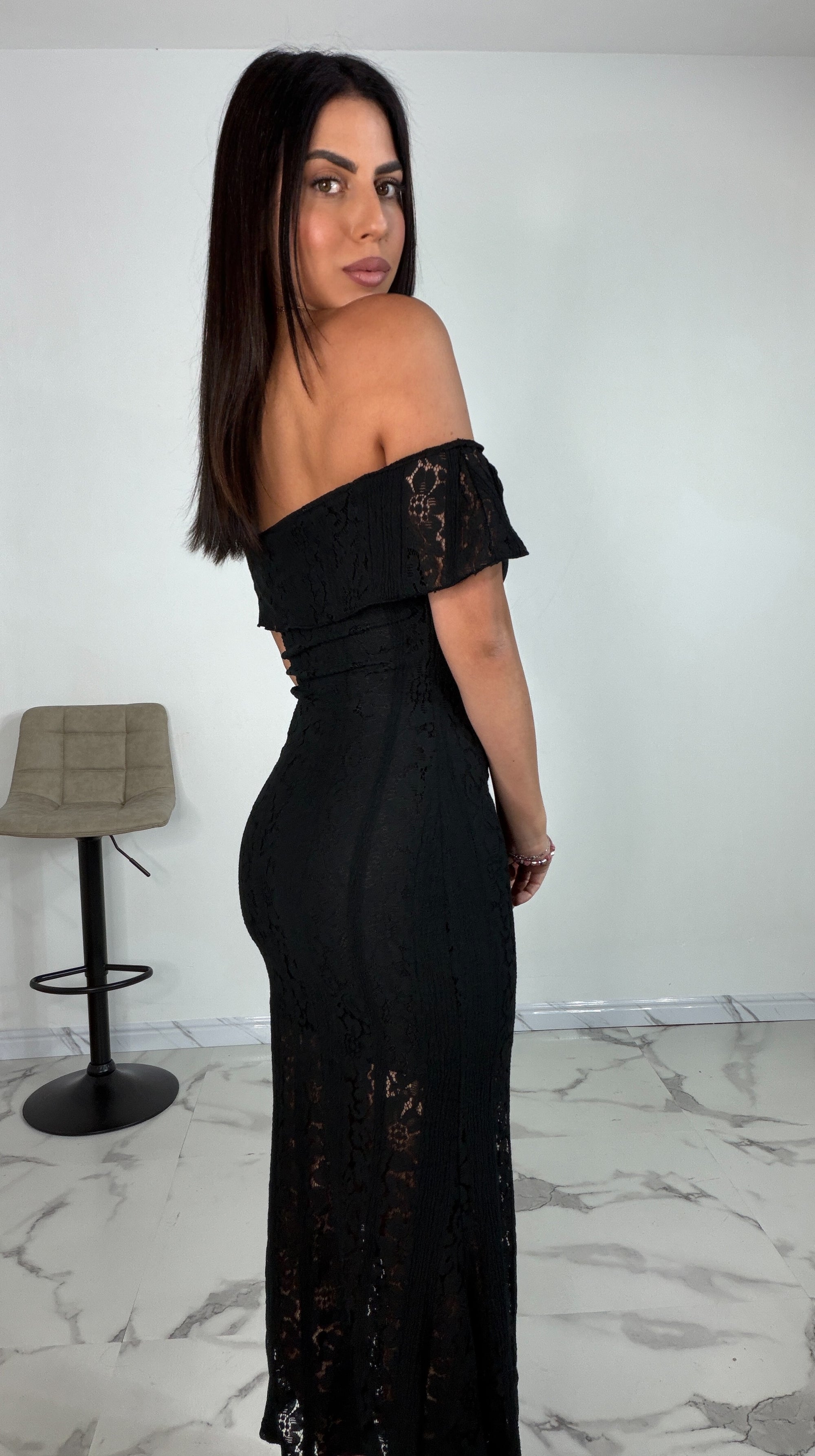 Abito con pizzo Sunset