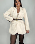 Blazer Coat - Effetto panno