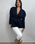 Blazer con cinturina