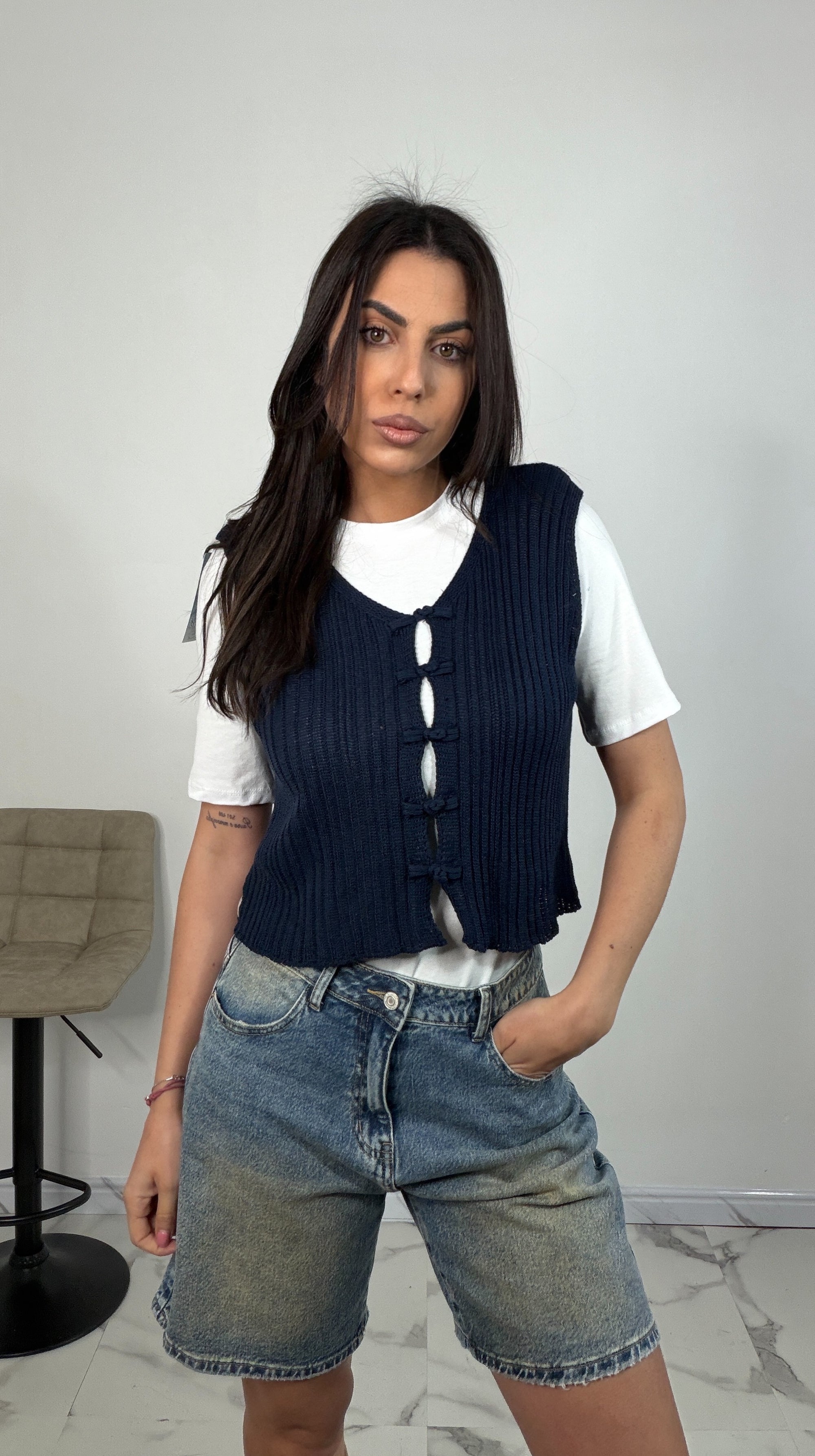 Gilet con nodini