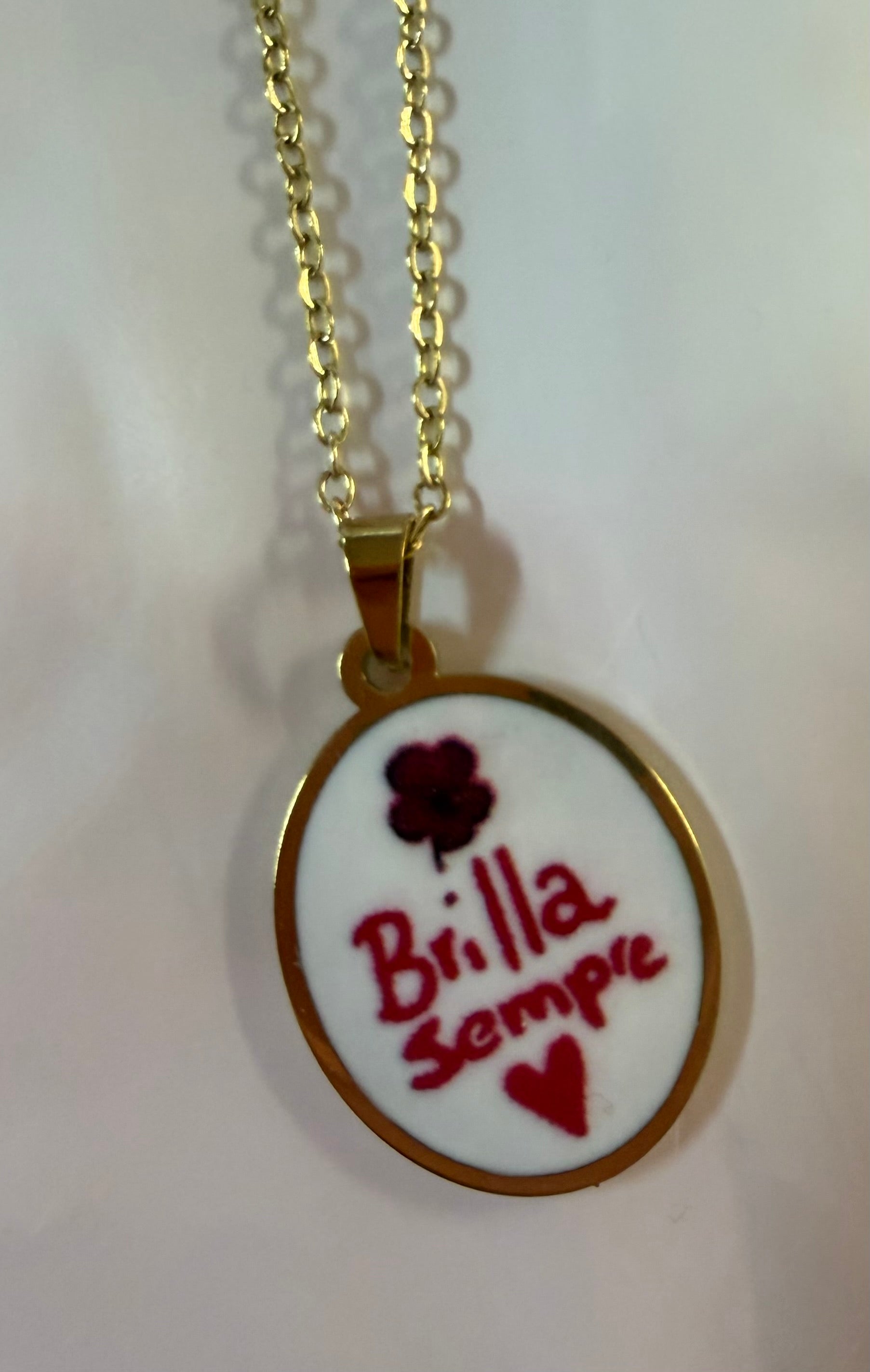 Collana con frase