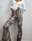 Pantaloni maxi zampa Leo