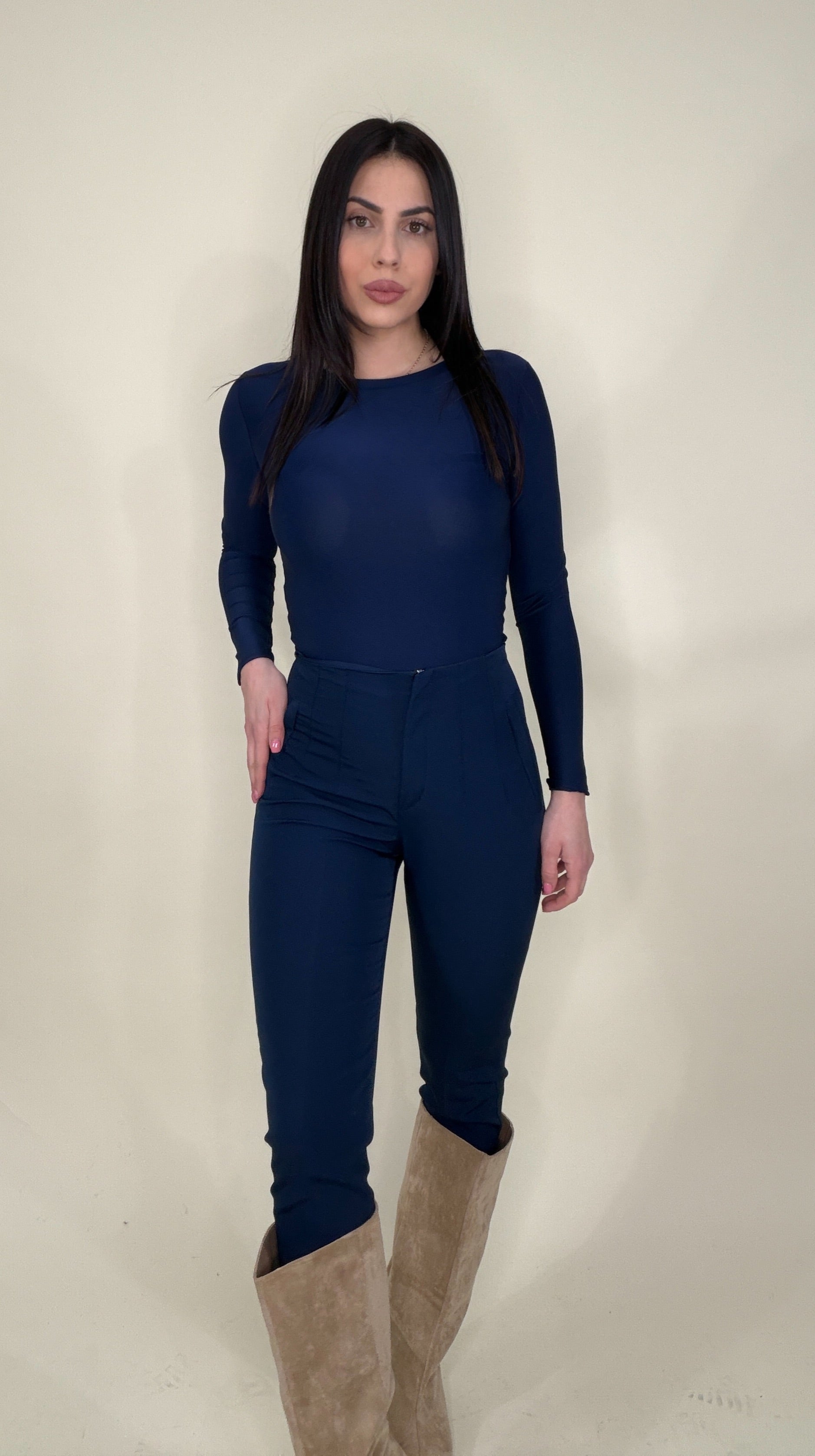 Pantaloni skinny basic