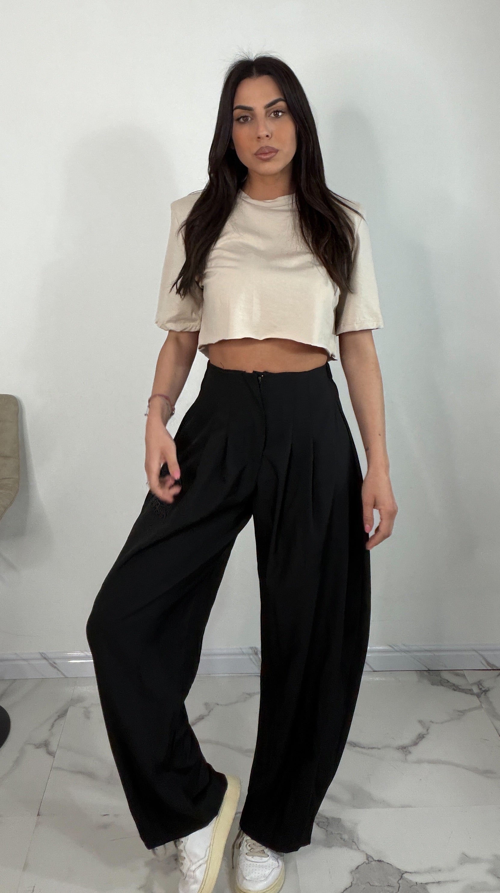 Pantaloni vita alta Anita