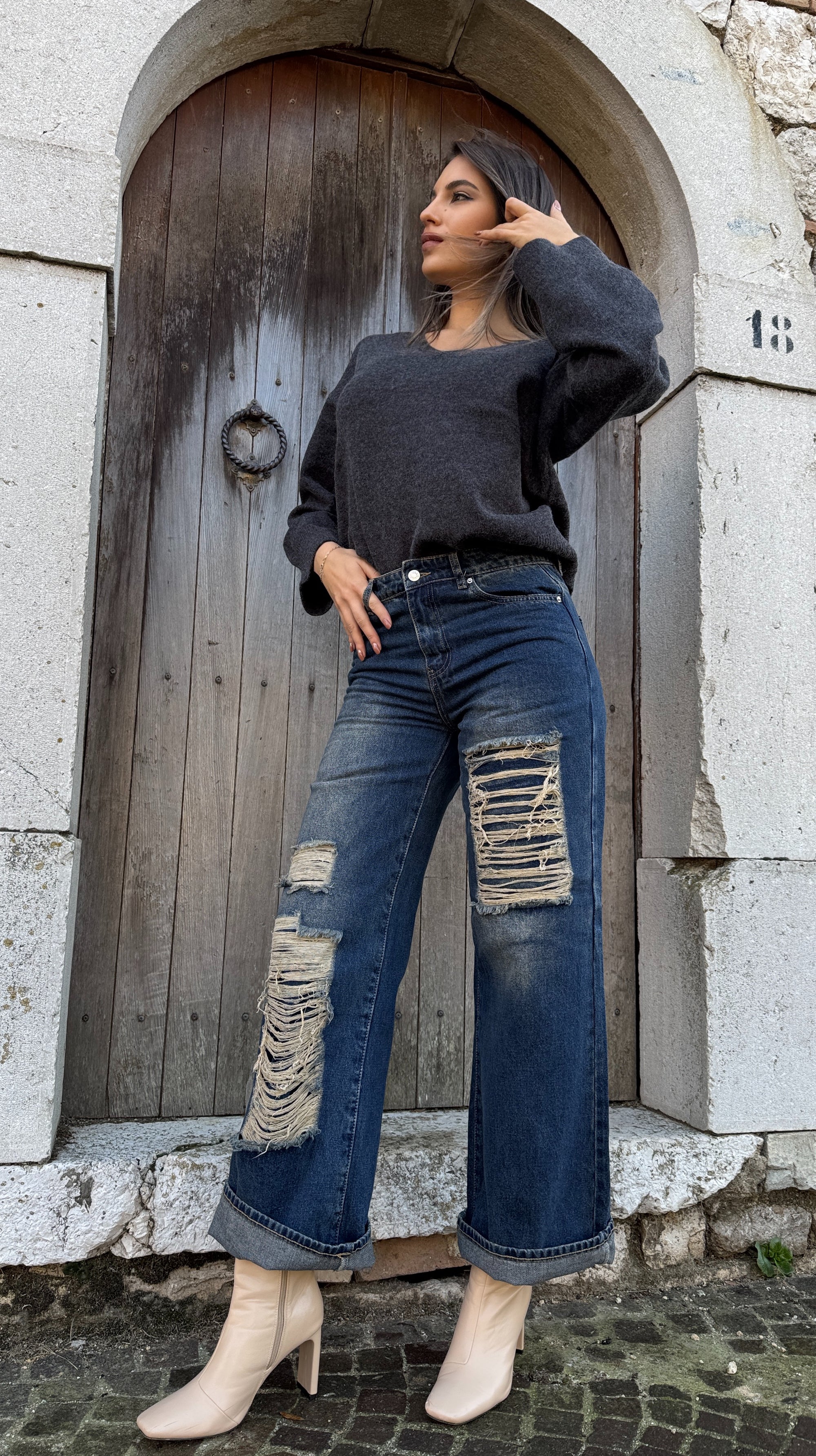 Jeans con strappi