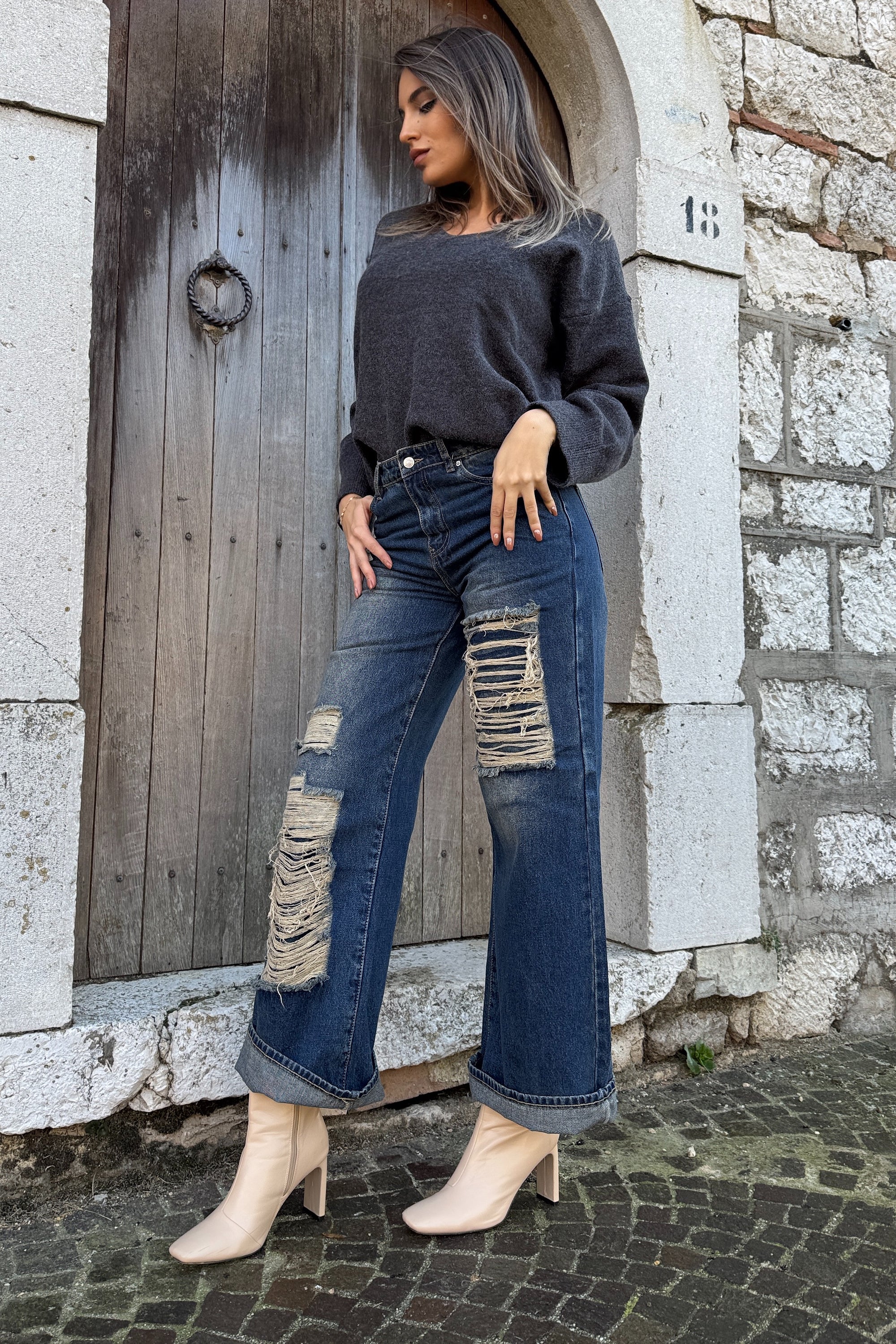 Jeans con strappi