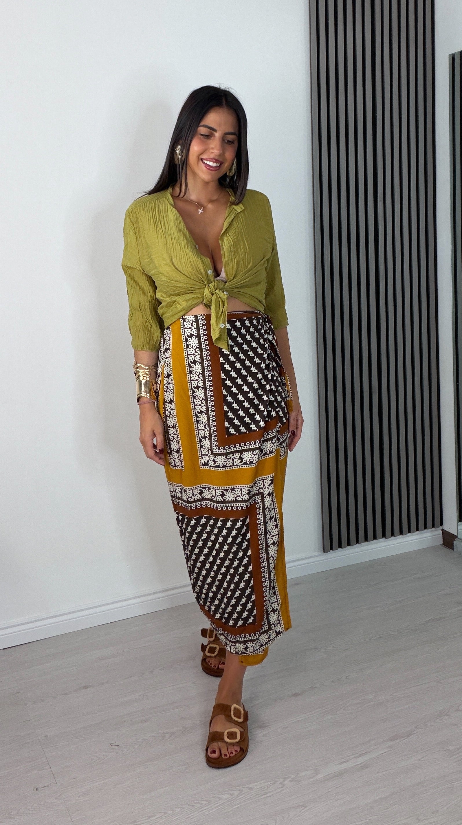 Camicia 26308 Pistacchio