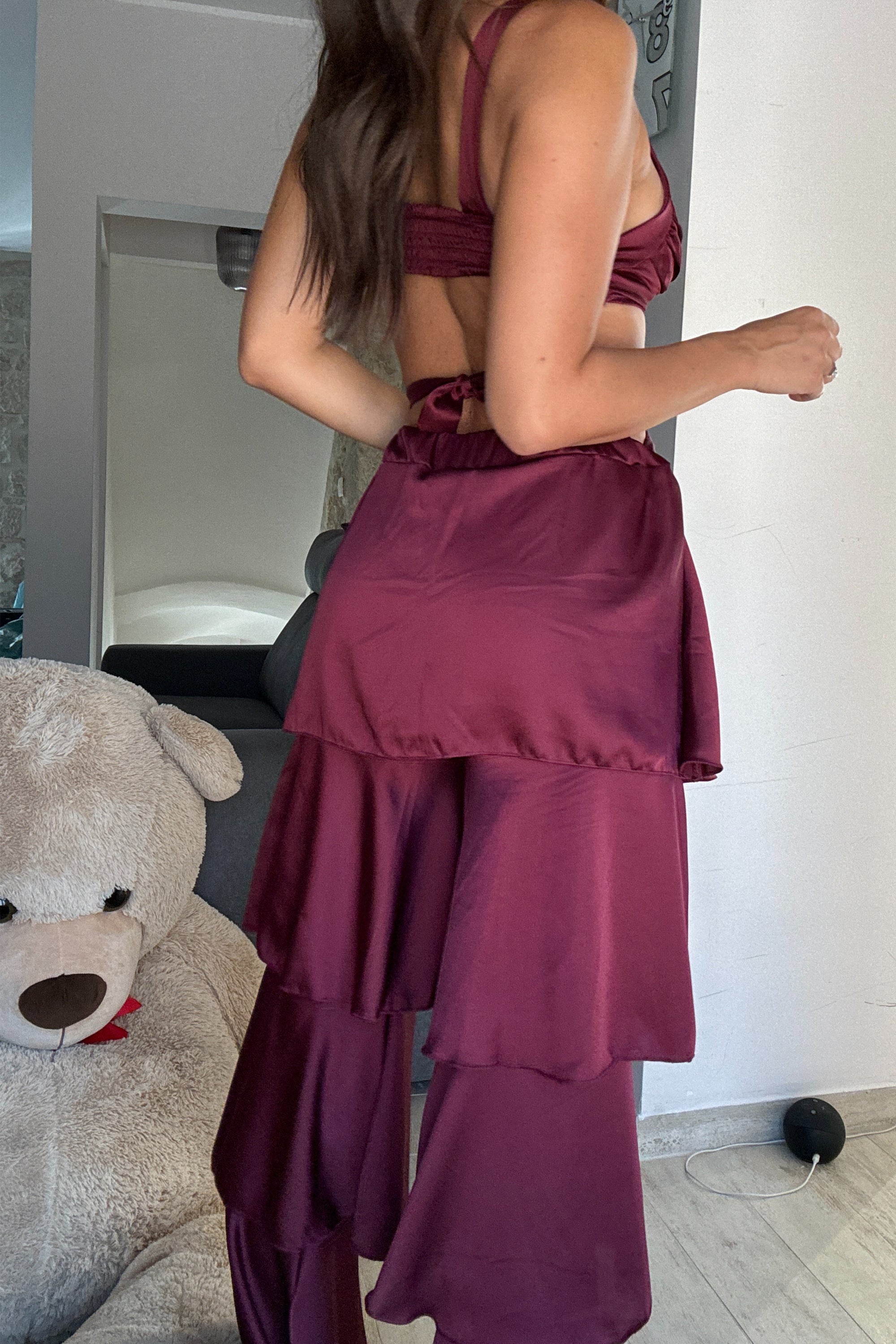 Coordinato con balze Lucilla