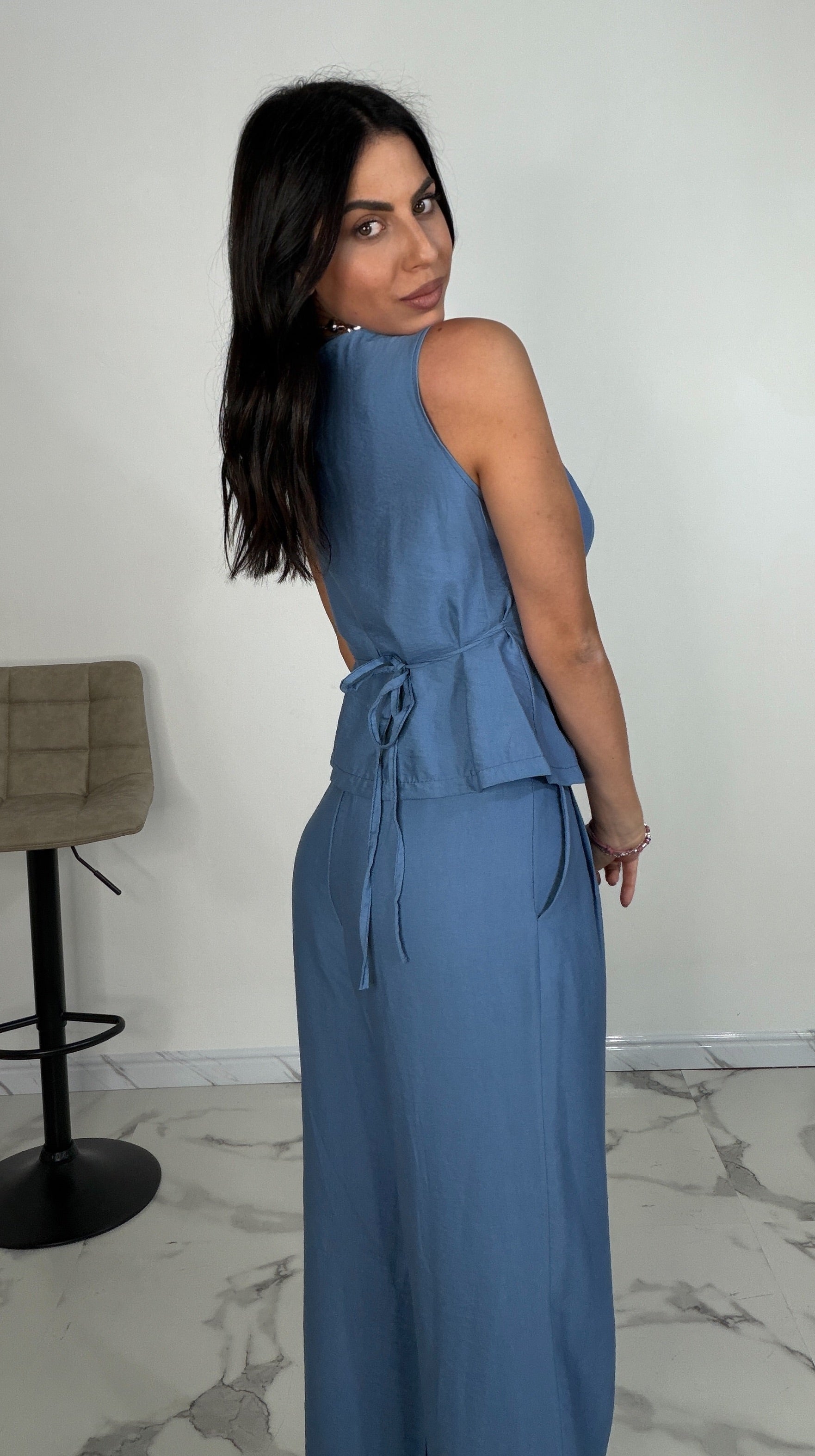 Coordinato gilet bottoncini