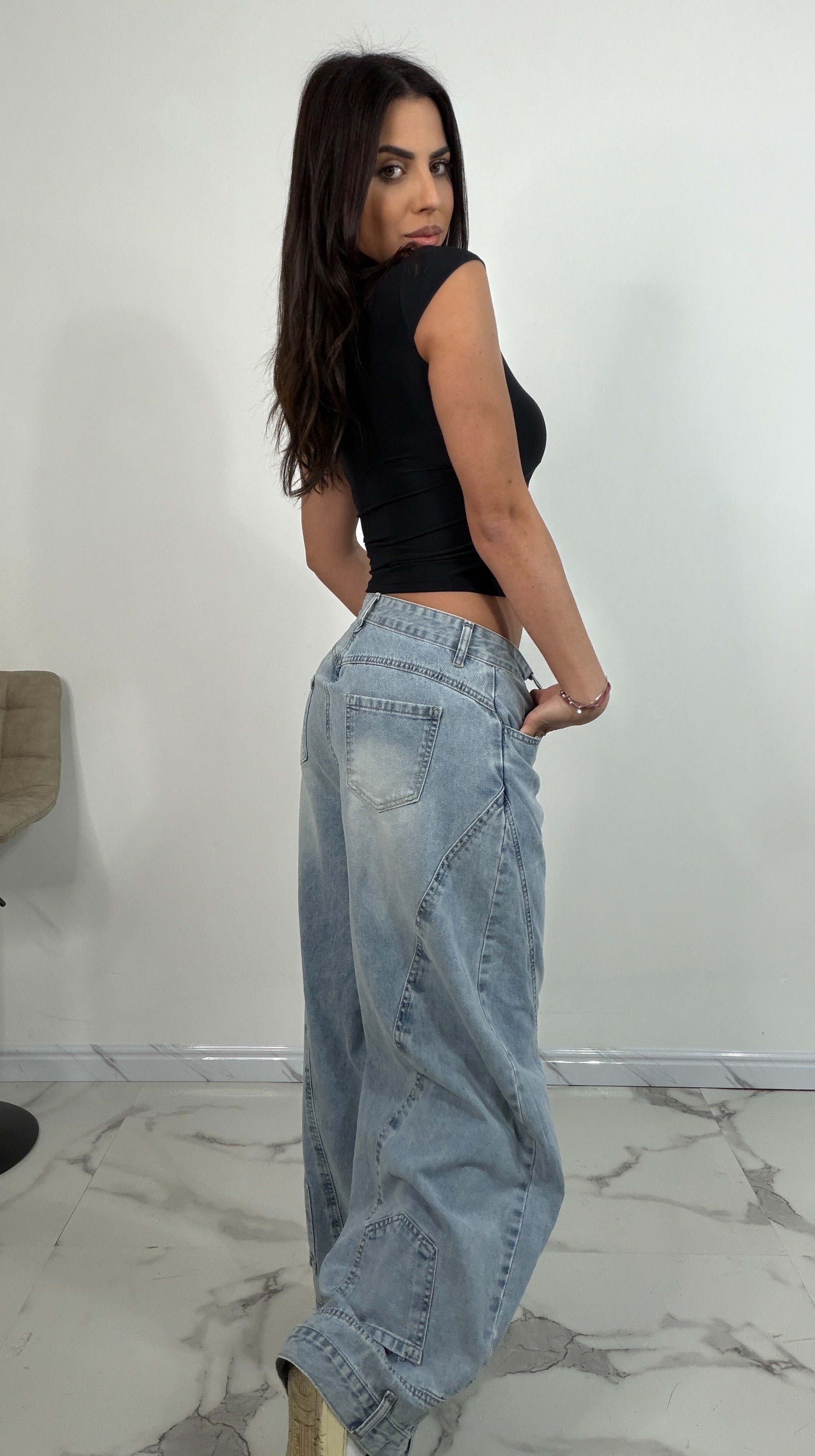 Jeans Light oversize