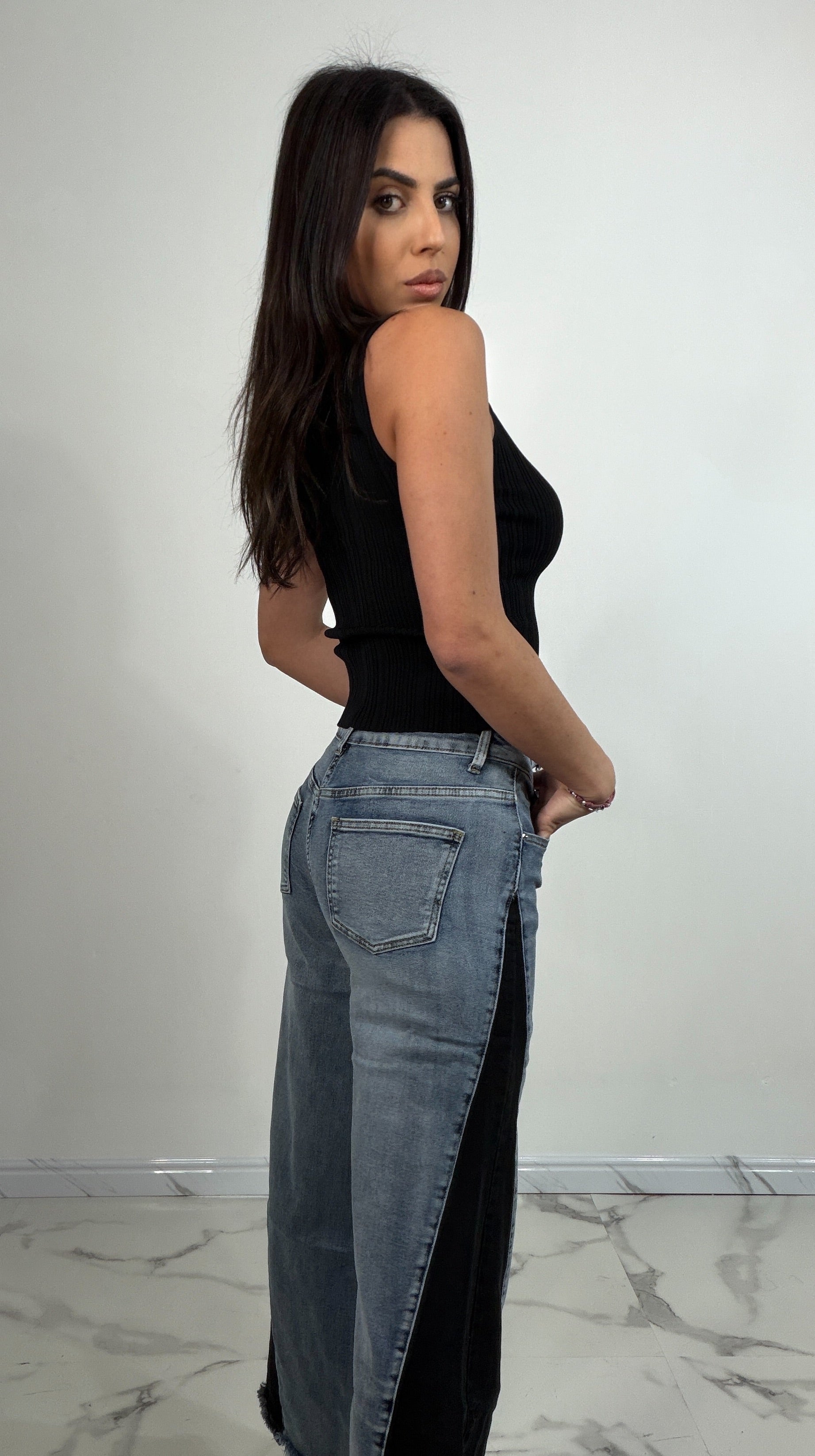 Canotta con zip