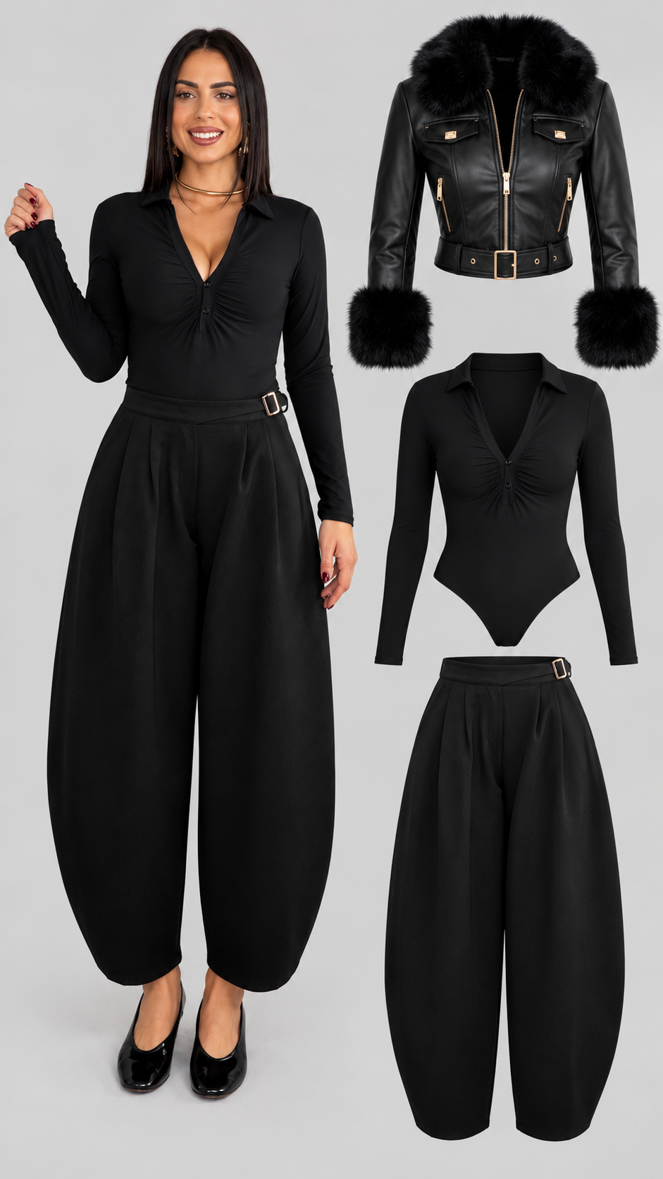 Body colletto bottoncini 5239