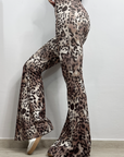 Pantaloni maxi zampa Leo