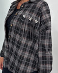 Camicia quadri frange