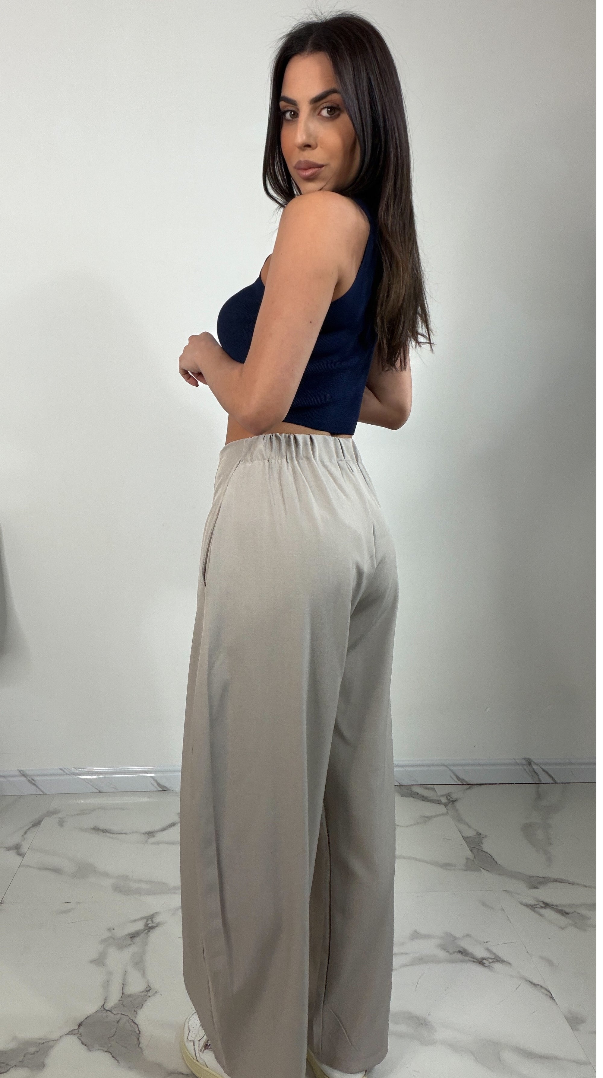 Pantaloni vita alta Anita
