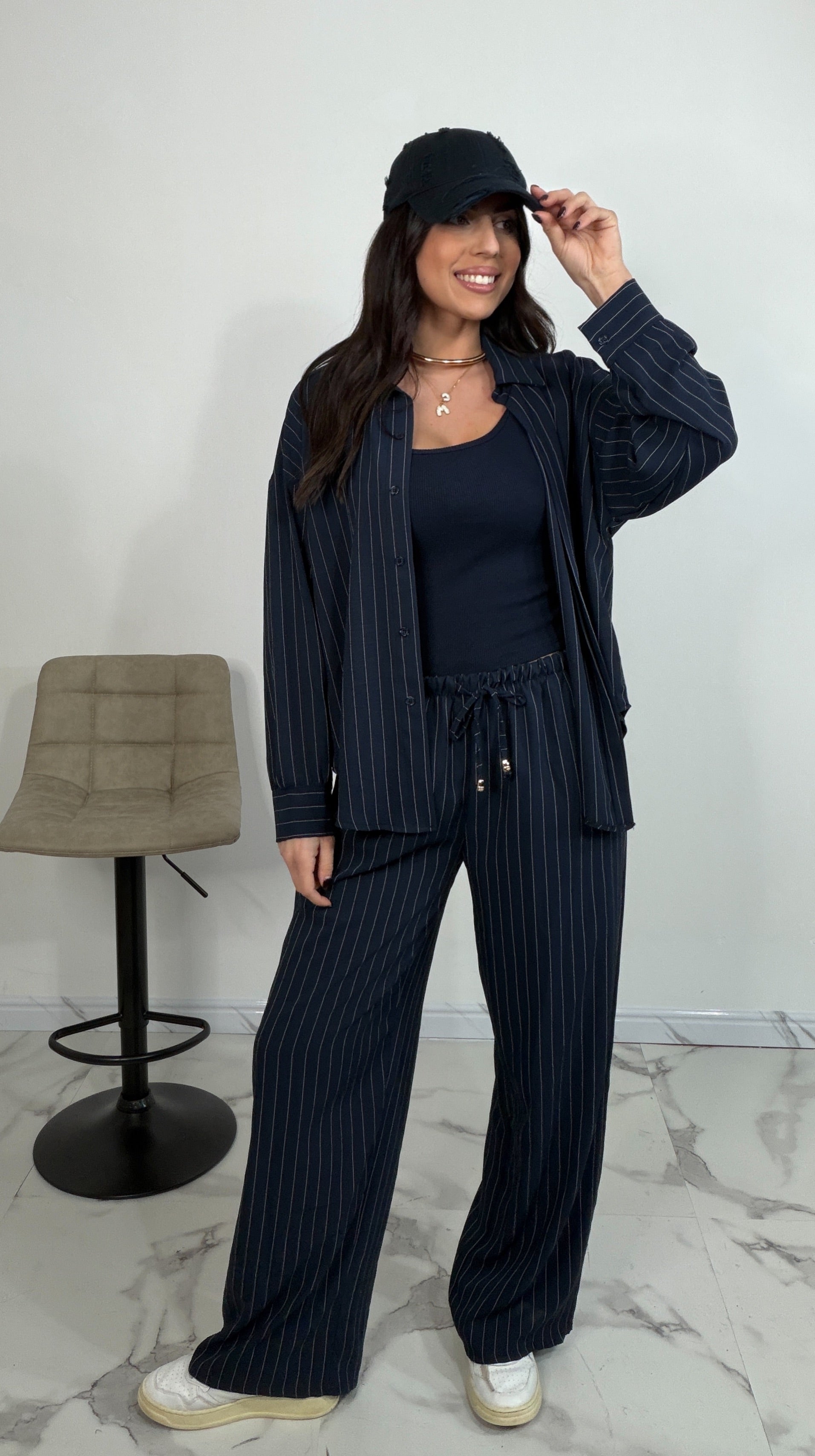 Coordinato gessato Easy