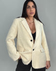 Blazer Coat - Lana cotta