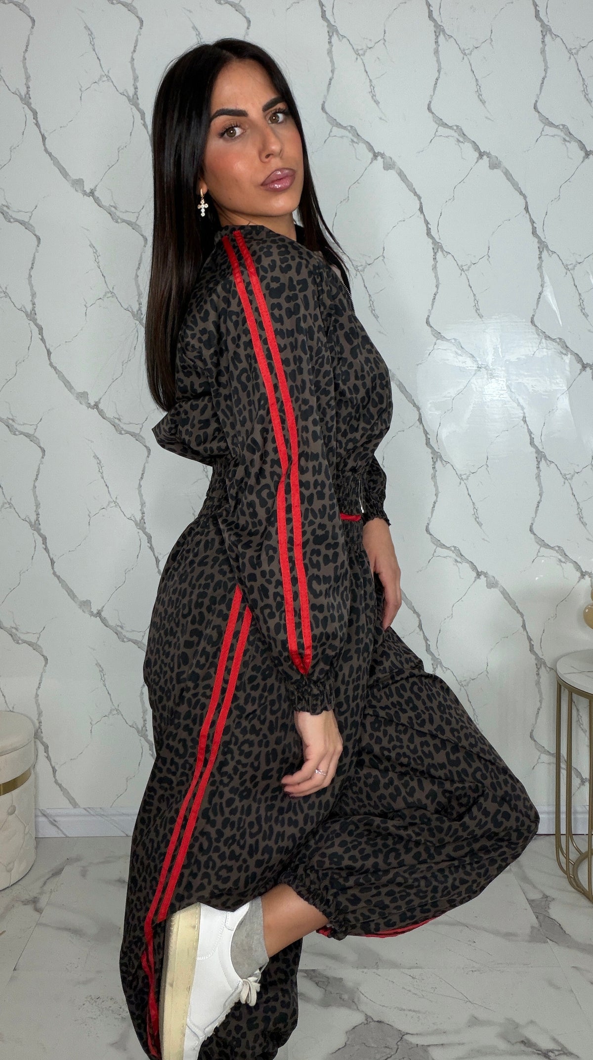 Tuta animalier banda laterale - (26301/26225)