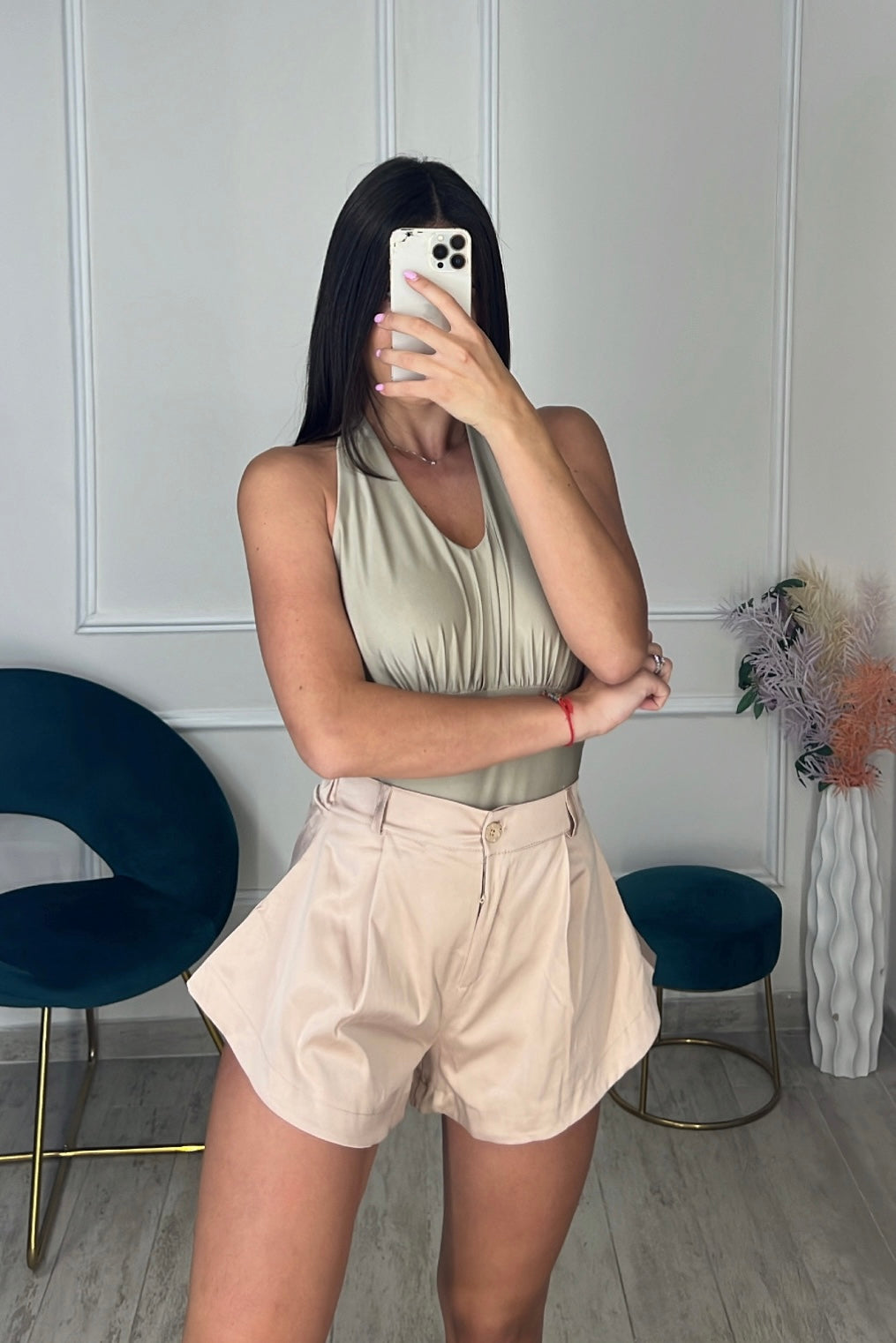 Pantaloncini farfalla in raso Lunatika Collection