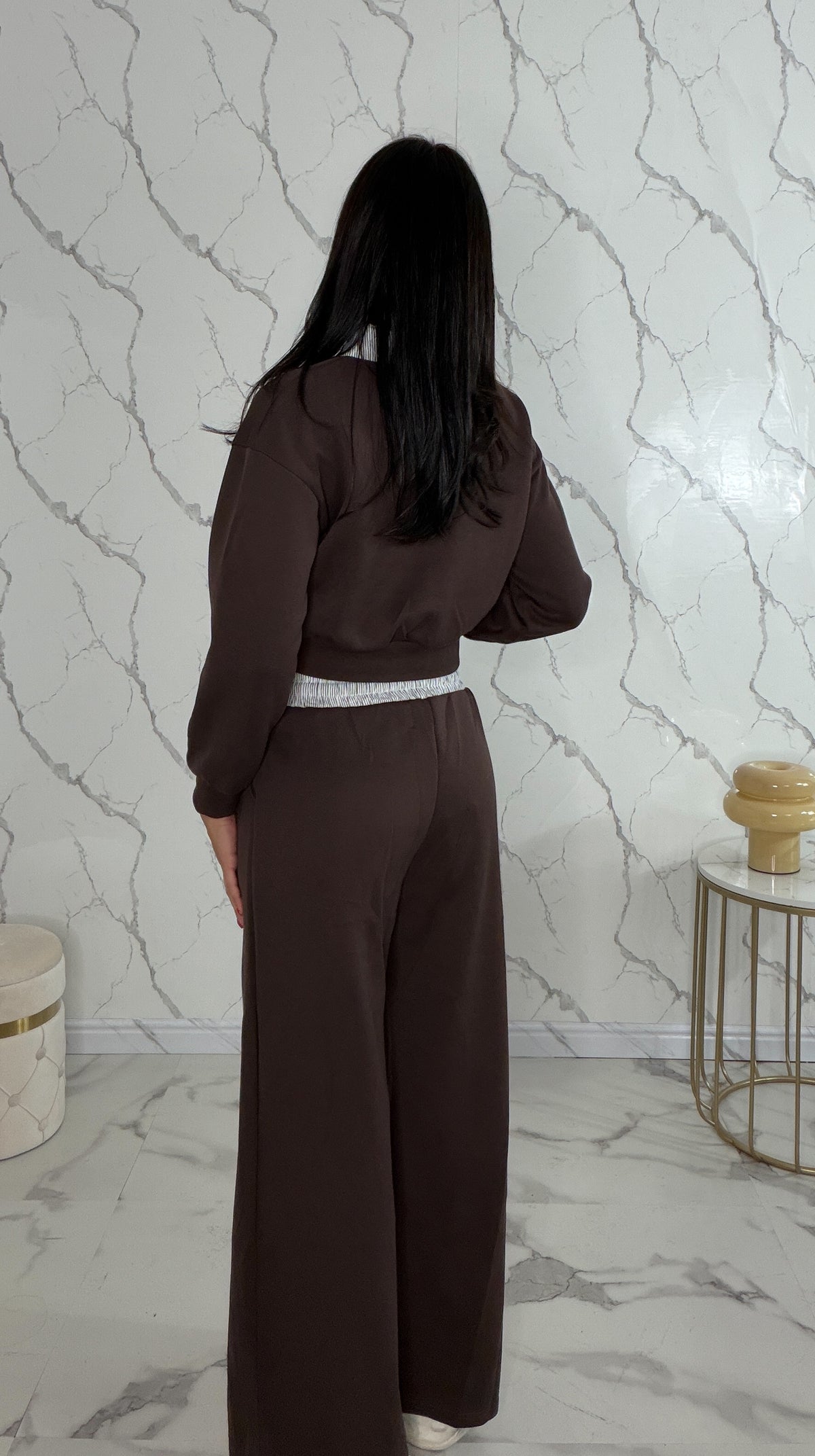 Completo di tuta effetto camicia