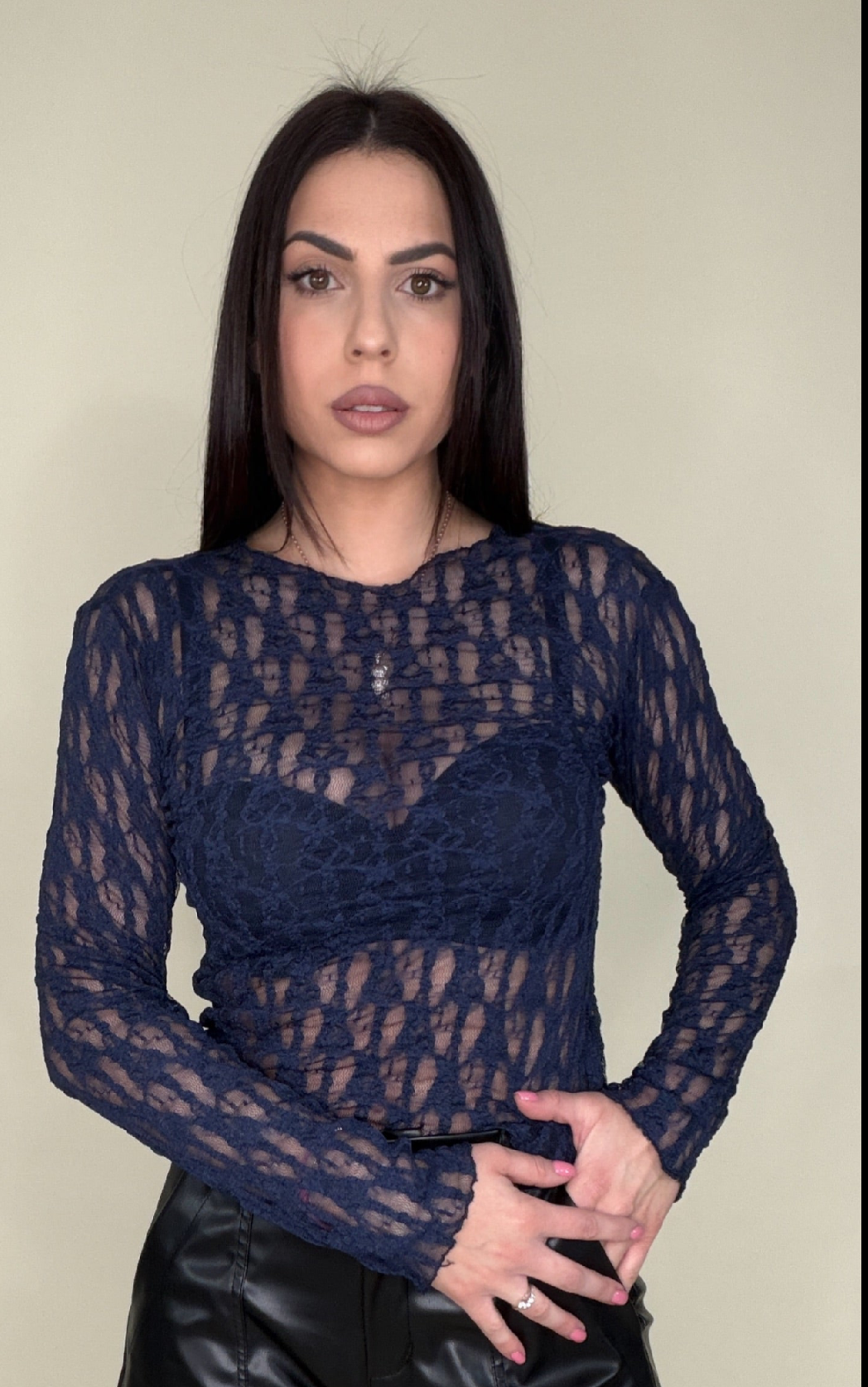 Maglia pizzo Tracy