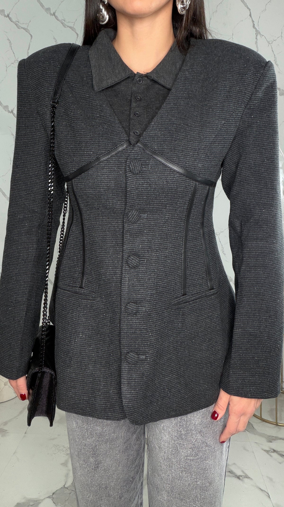 Blazer bustier